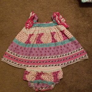 Infant girl Jessica Simpson 2 piece outfit